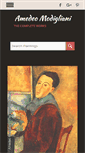 Mobile Screenshot of modigliani-foundation.org